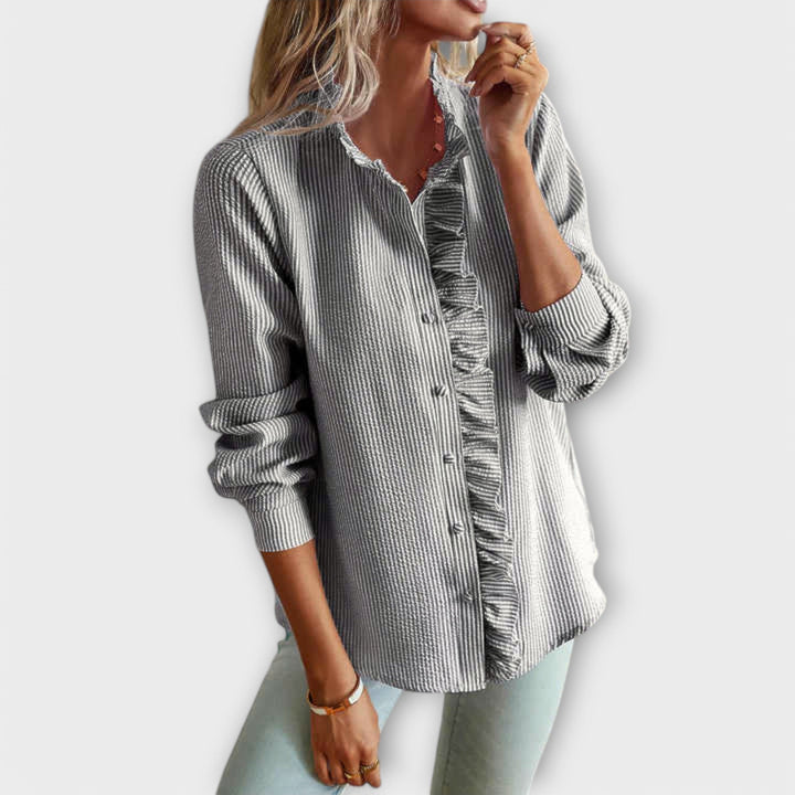 Lily - Blouse Élégante à Manches Longues