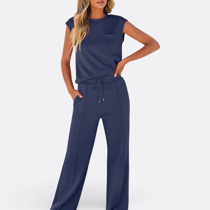 Iris - Ensemble Décontracté en Tissu Doux de Lounge