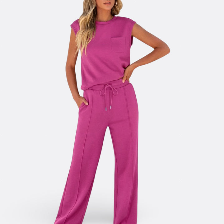 Iris - Ensemble Décontracté en Tissu Doux de Lounge