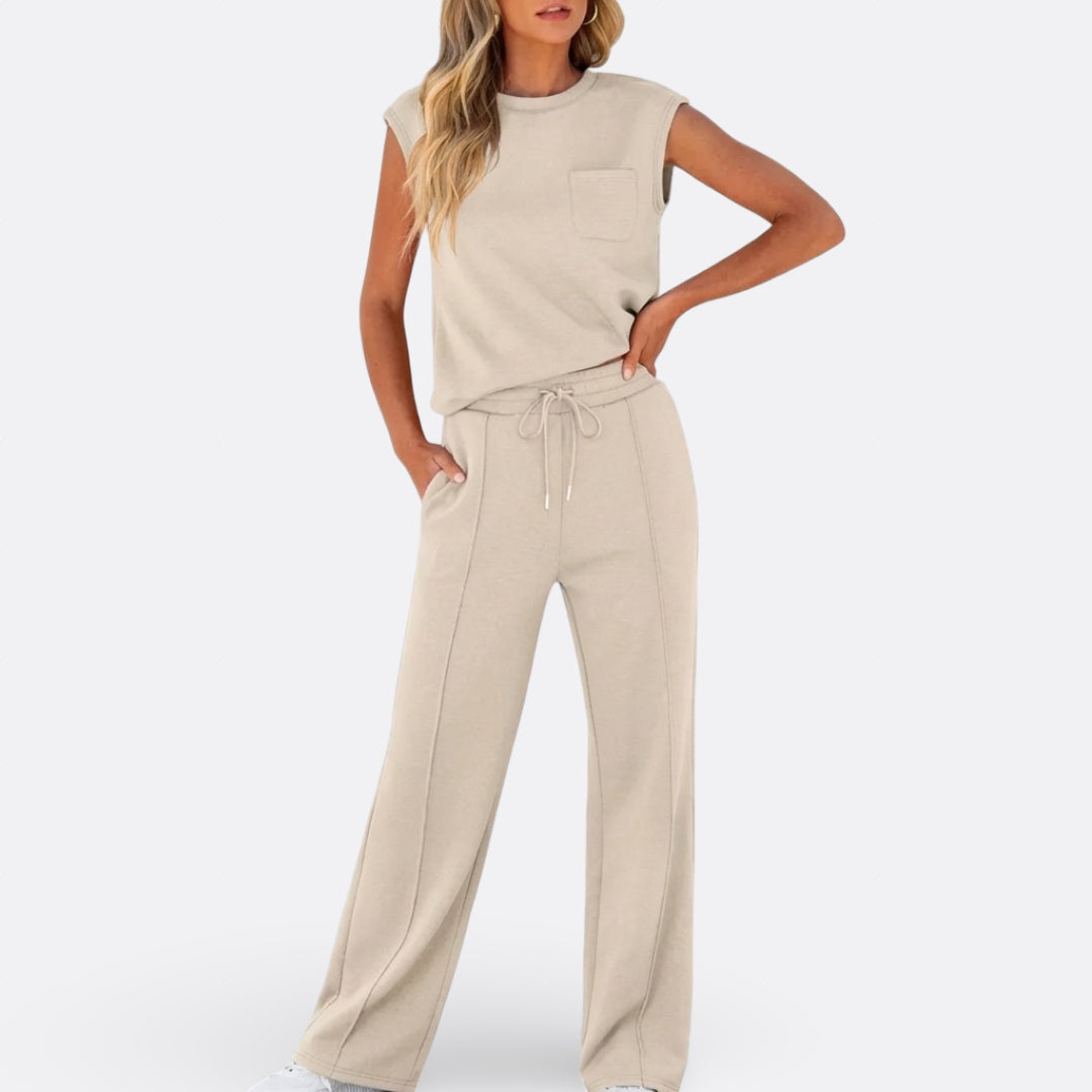 Iris - Ensemble Décontracté en Tissu Doux de Lounge