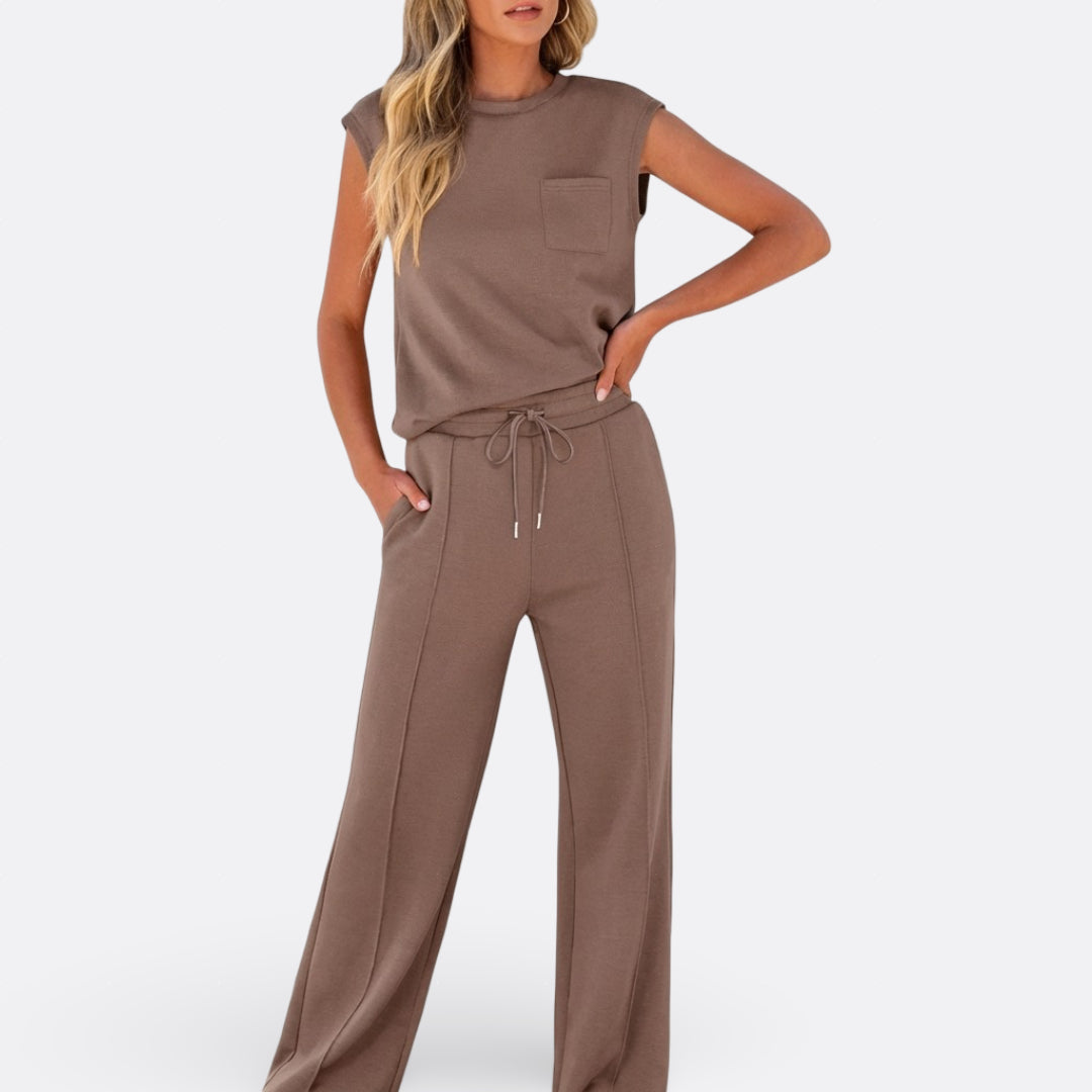 Iris - Ensemble Décontracté en Tissu Doux de Lounge