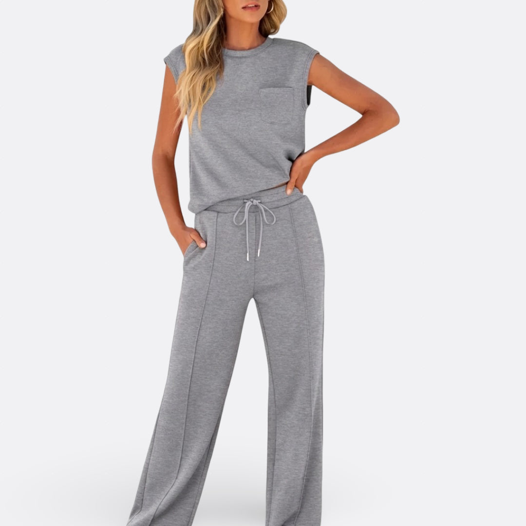 Iris - Ensemble Décontracté en Tissu Doux de Lounge