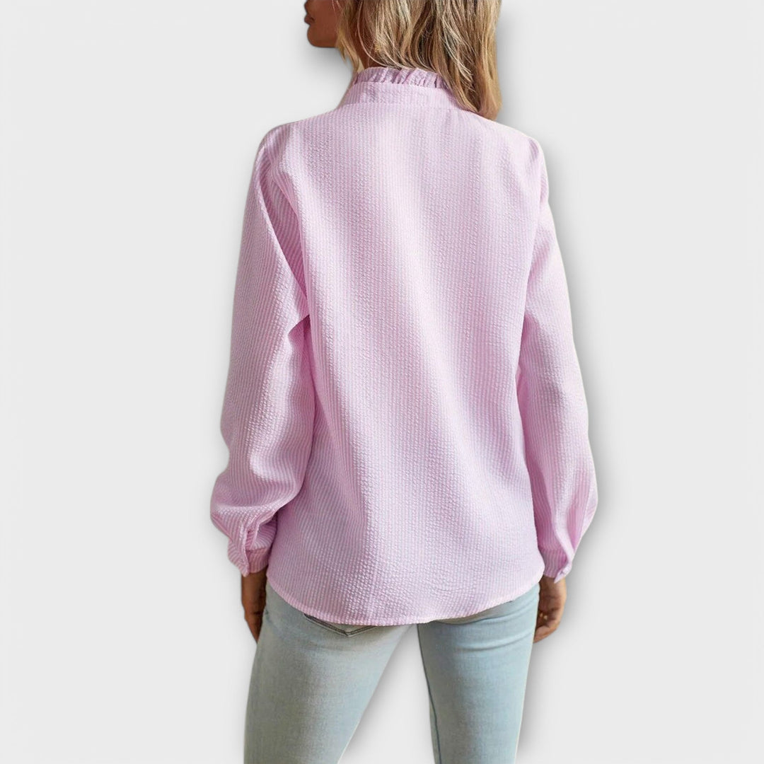 Lily - Blouse Élégante à Manches Longues