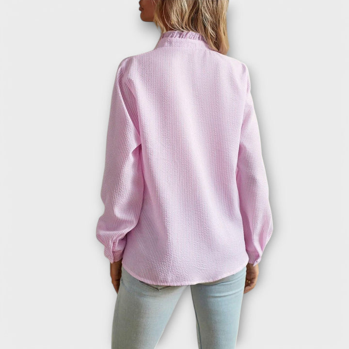 Lily - Blouse Élégante à Manches Longues