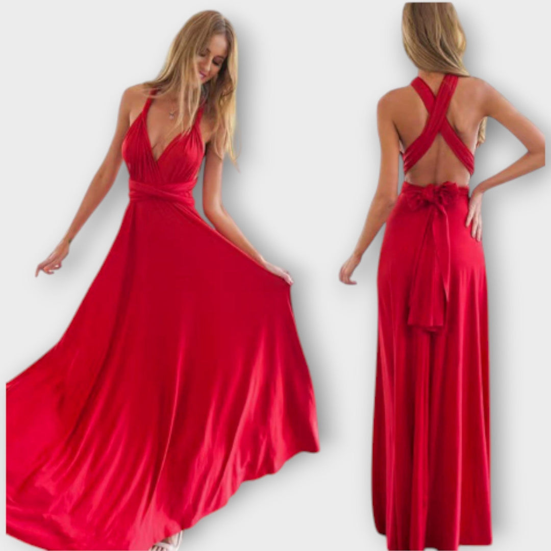 Zara - Robe Maxi Enveloppante
