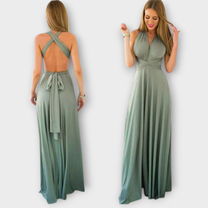 Zara - Robe Maxi Enveloppante