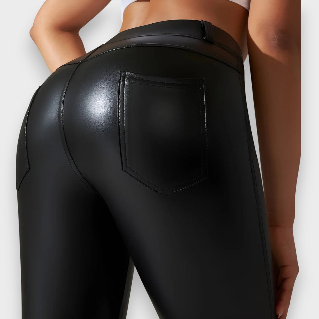 Alice | Collants de modelage en simili cuir
