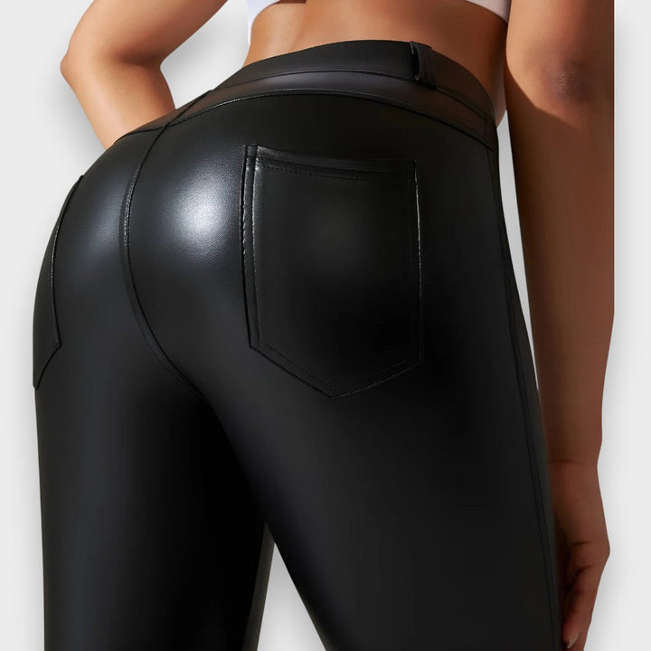 Alice | Collants de modelage en simili cuir