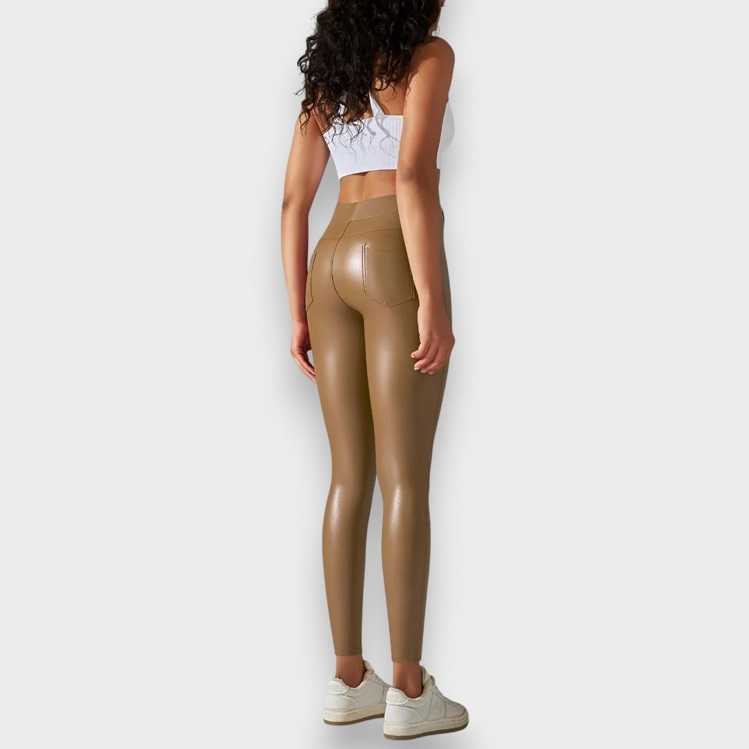 Alice | Collants de modelage en simili cuir
