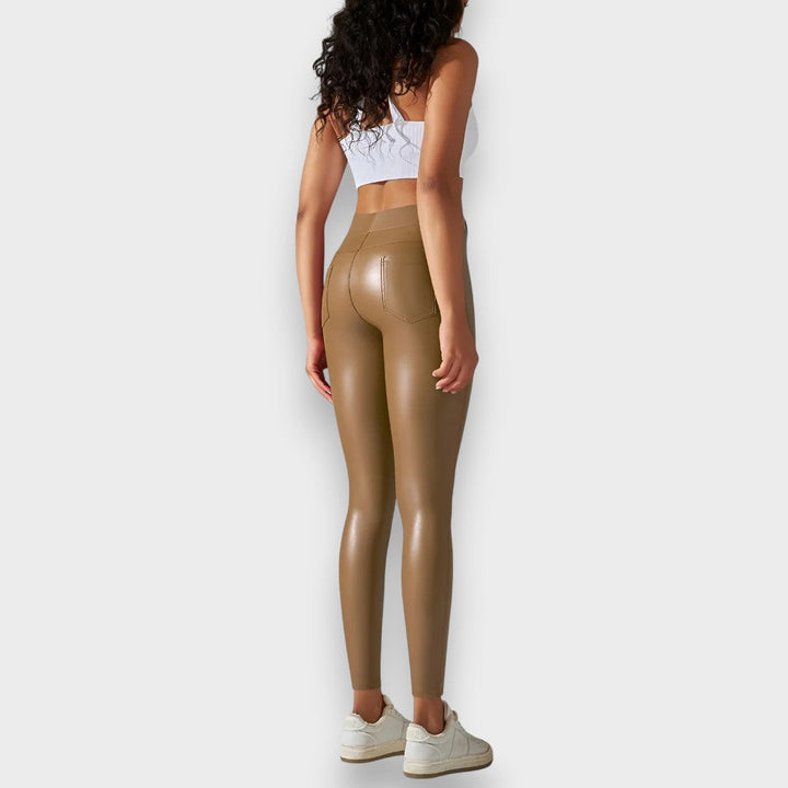 Alice | Collants de modelage en simili cuir