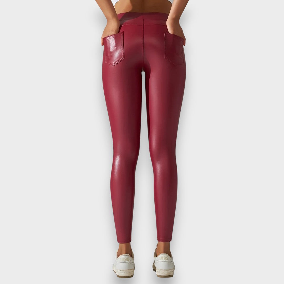 Alice | Collants de modelage en simili cuir