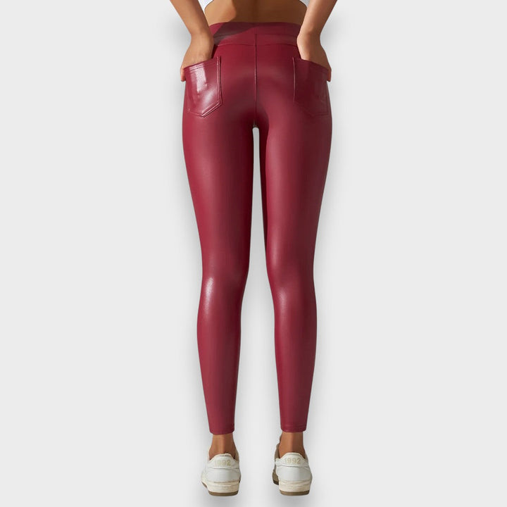 Alice | Collants de modelage en simili cuir