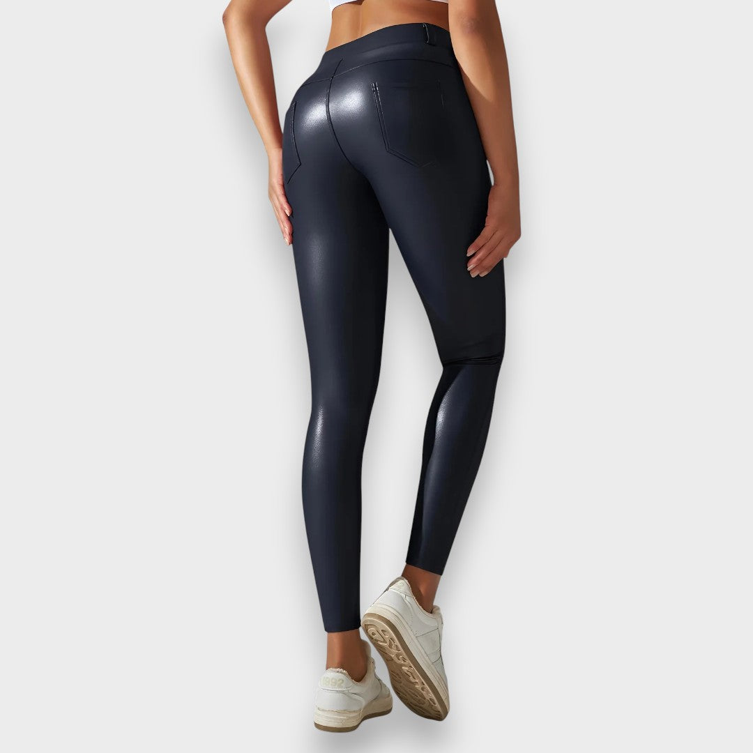 Alice | Collants de modelage en simili cuir