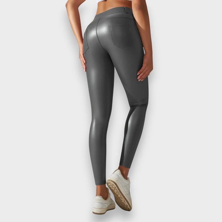 Alice | Collants de modelage en simili cuir