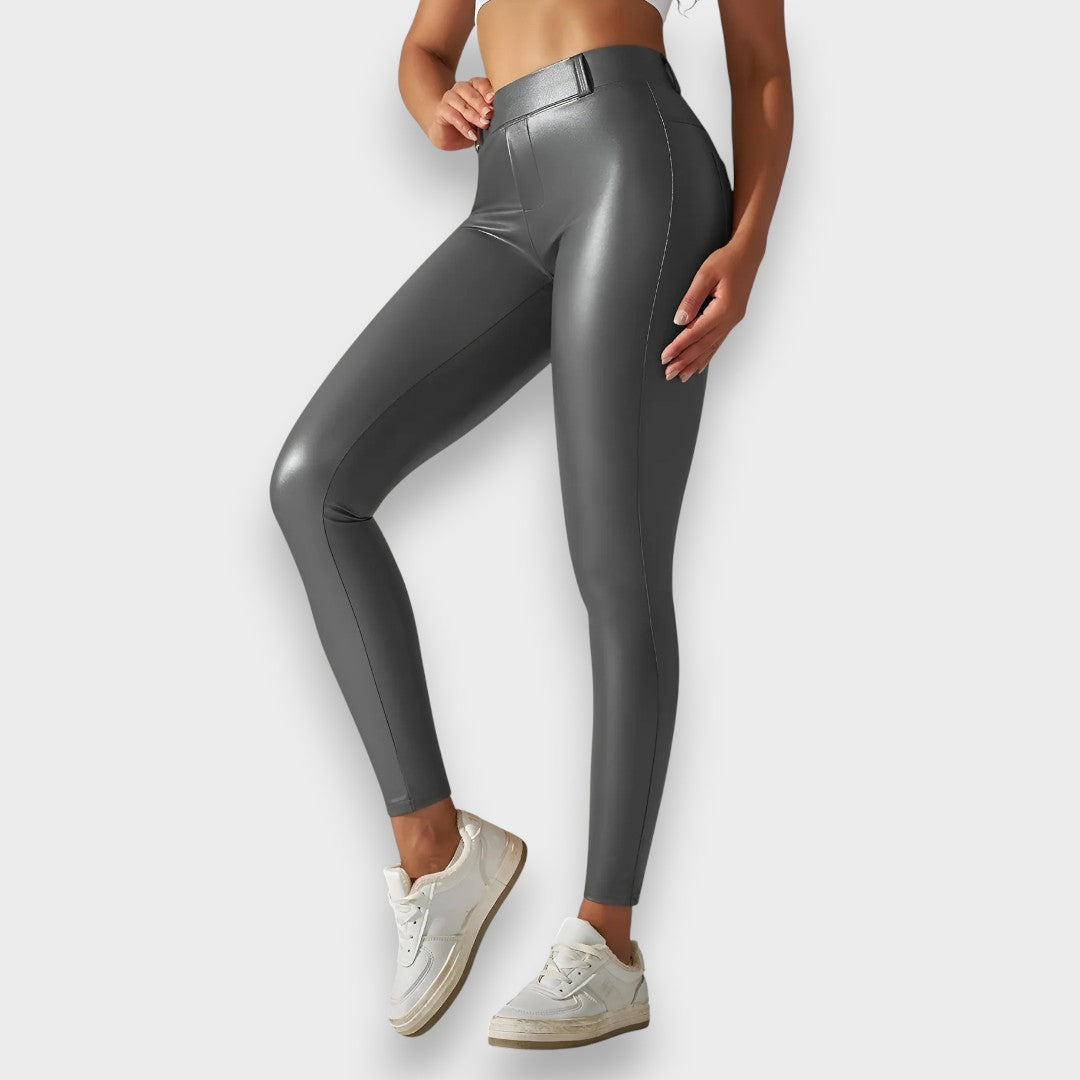 Alice | Collants de modelage en simili cuir