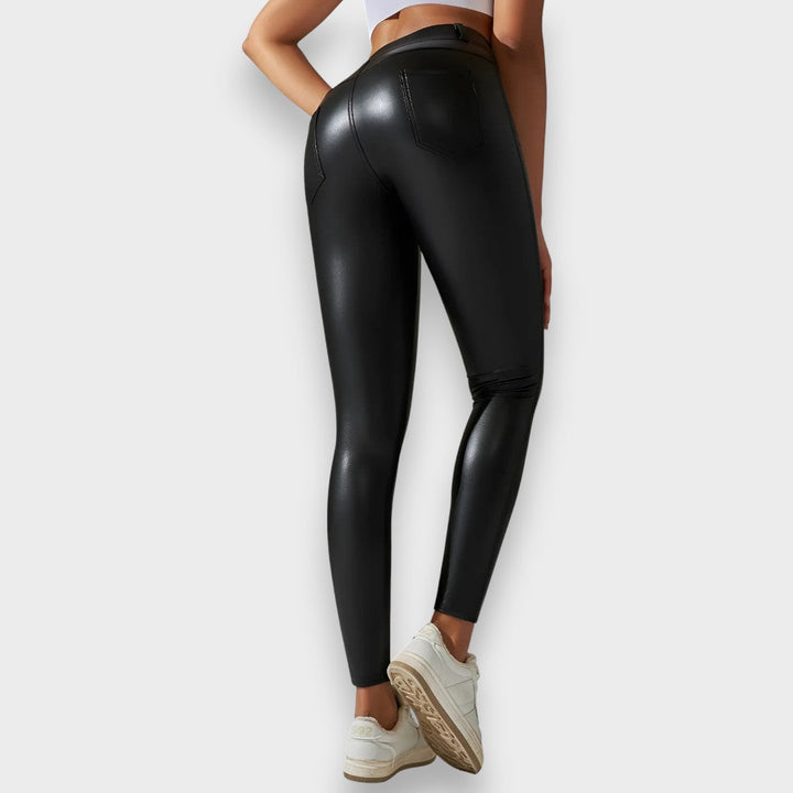 Alice | Collants de modelage en simili cuir