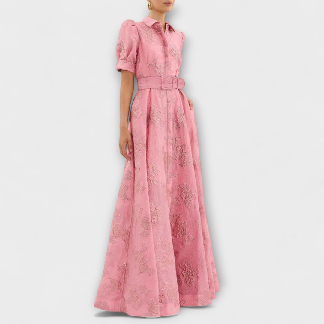 Anabella - Robe à Manches Courtes Bouffantes