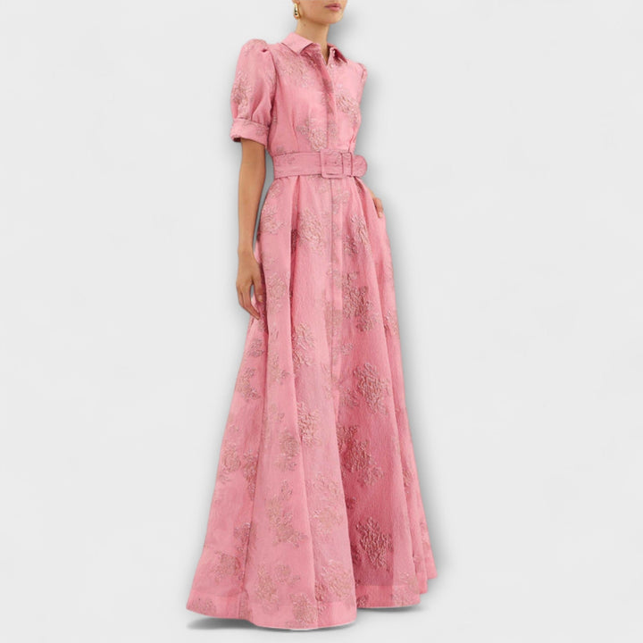 Anabella - Robe à Manches Courtes Bouffantes