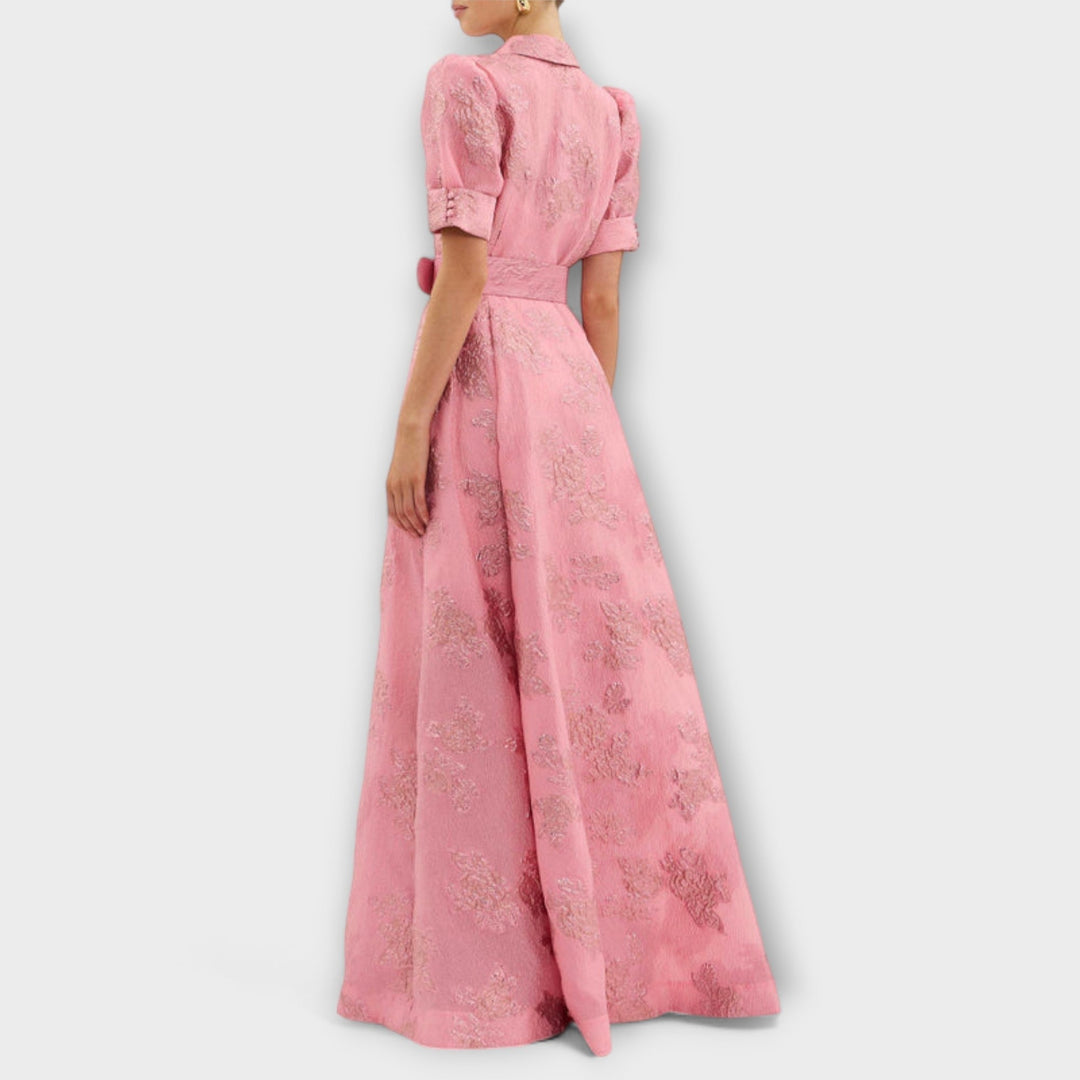 Anabella - Robe à Manches Courtes Bouffantes