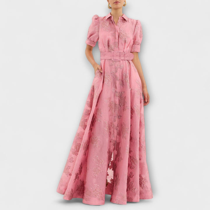 Anabella - Robe à Manches Courtes Bouffantes