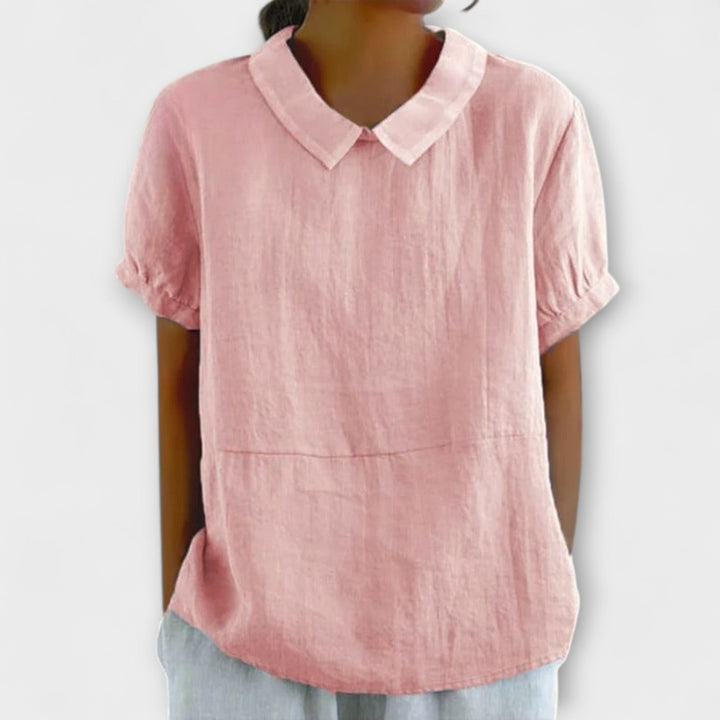Lia - Blouse à Manches Courtes