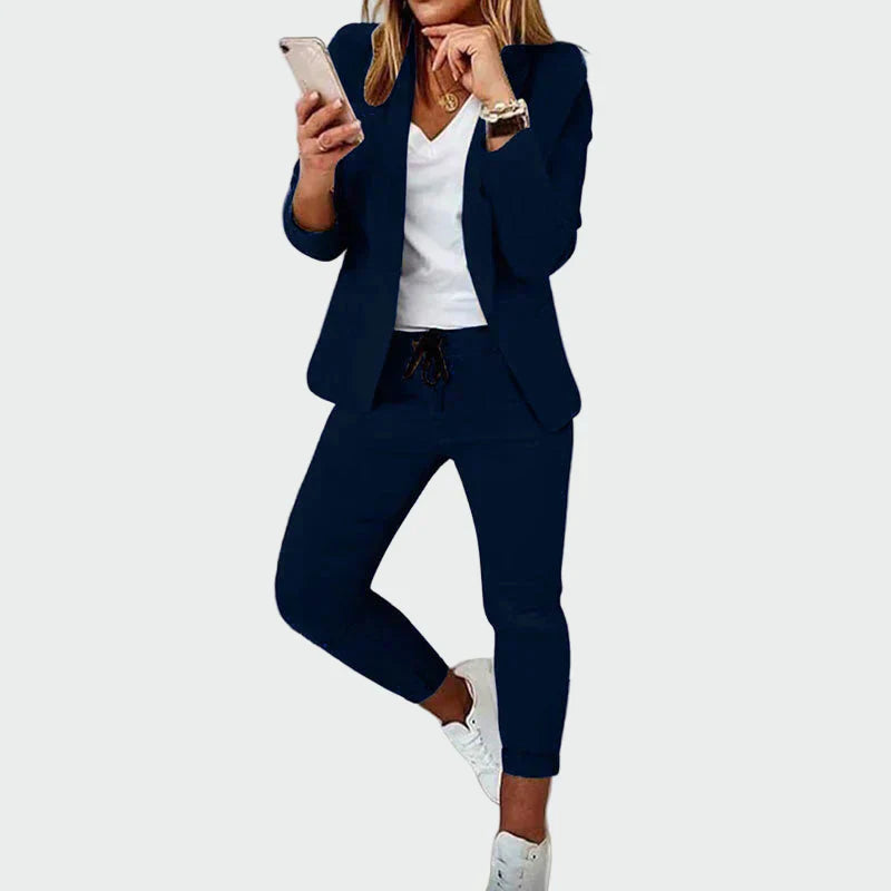 Ella - Ensemble Pantalon et Blazer Femme Ample