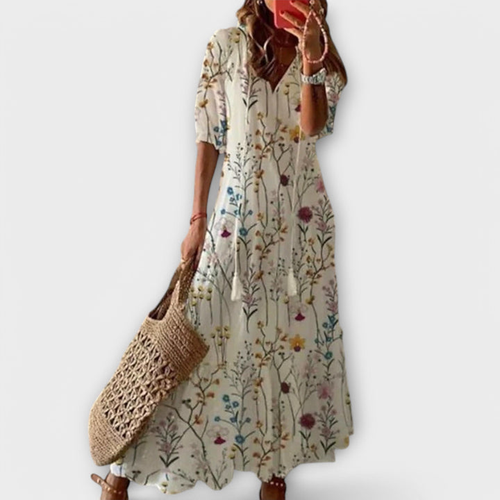 Bettina - Robe Maxi Bohémienne