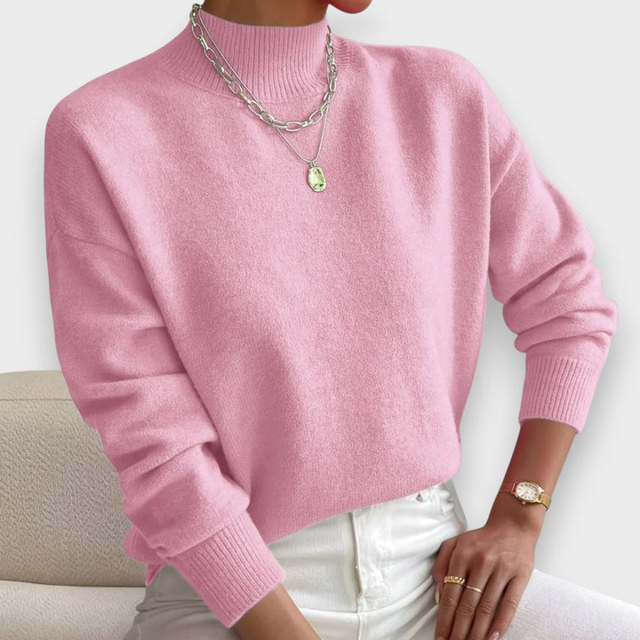 Erika | Pull à Col Roulé Élégant et Confortable