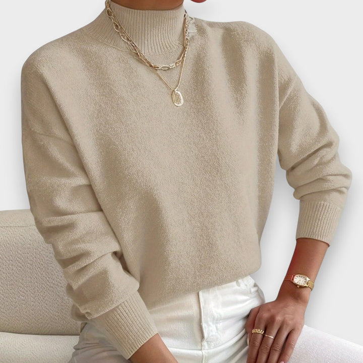 Erika | Pull à Col Roulé Élégant et Confortable