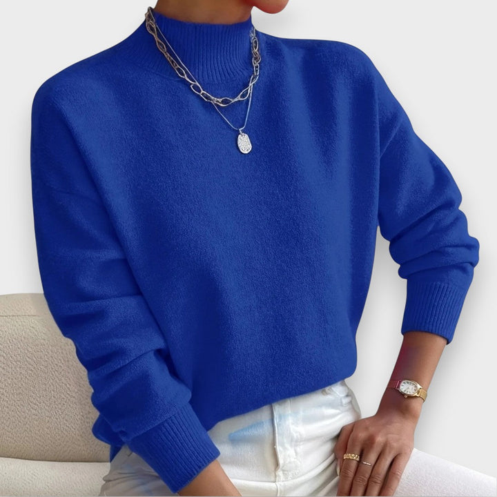 Erika | Pull à Col Roulé Élégant et Confortable