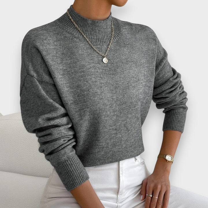 Erika | Pull à Col Roulé Élégant et Confortable
