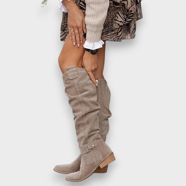 Rose | Bottes Montantes