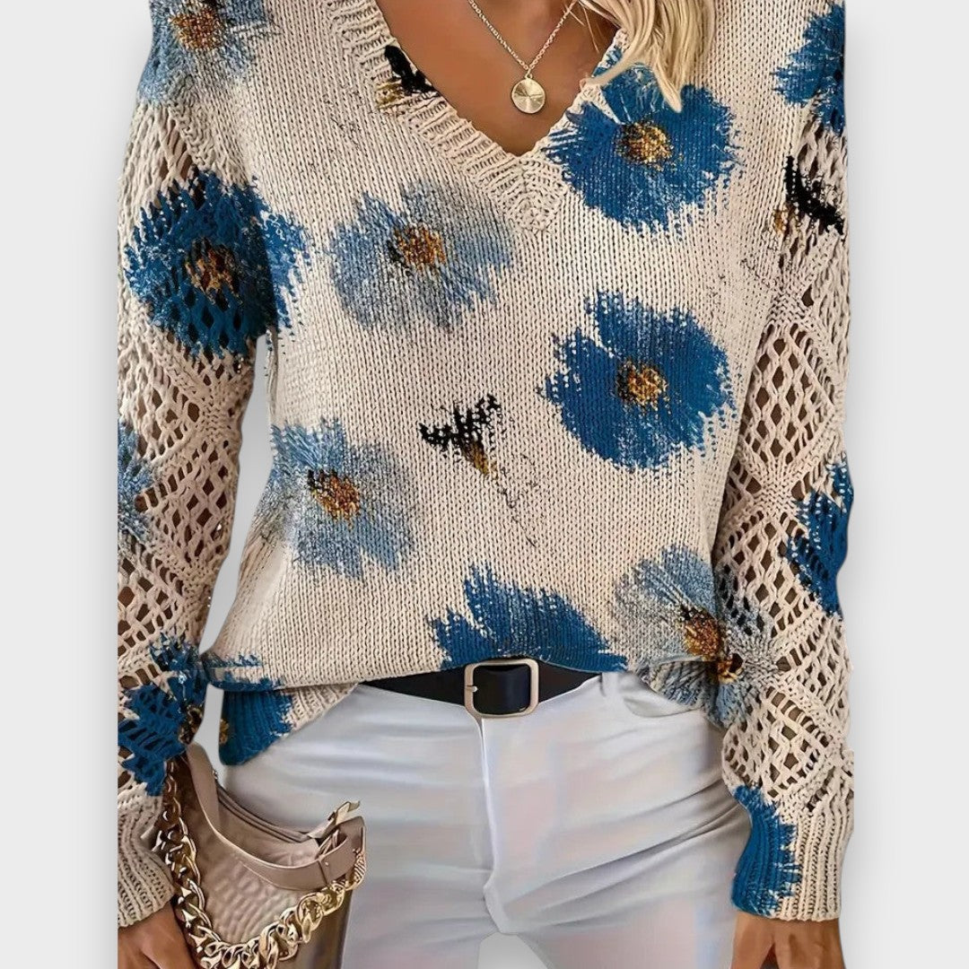 Carina | Pull Floral Délicat