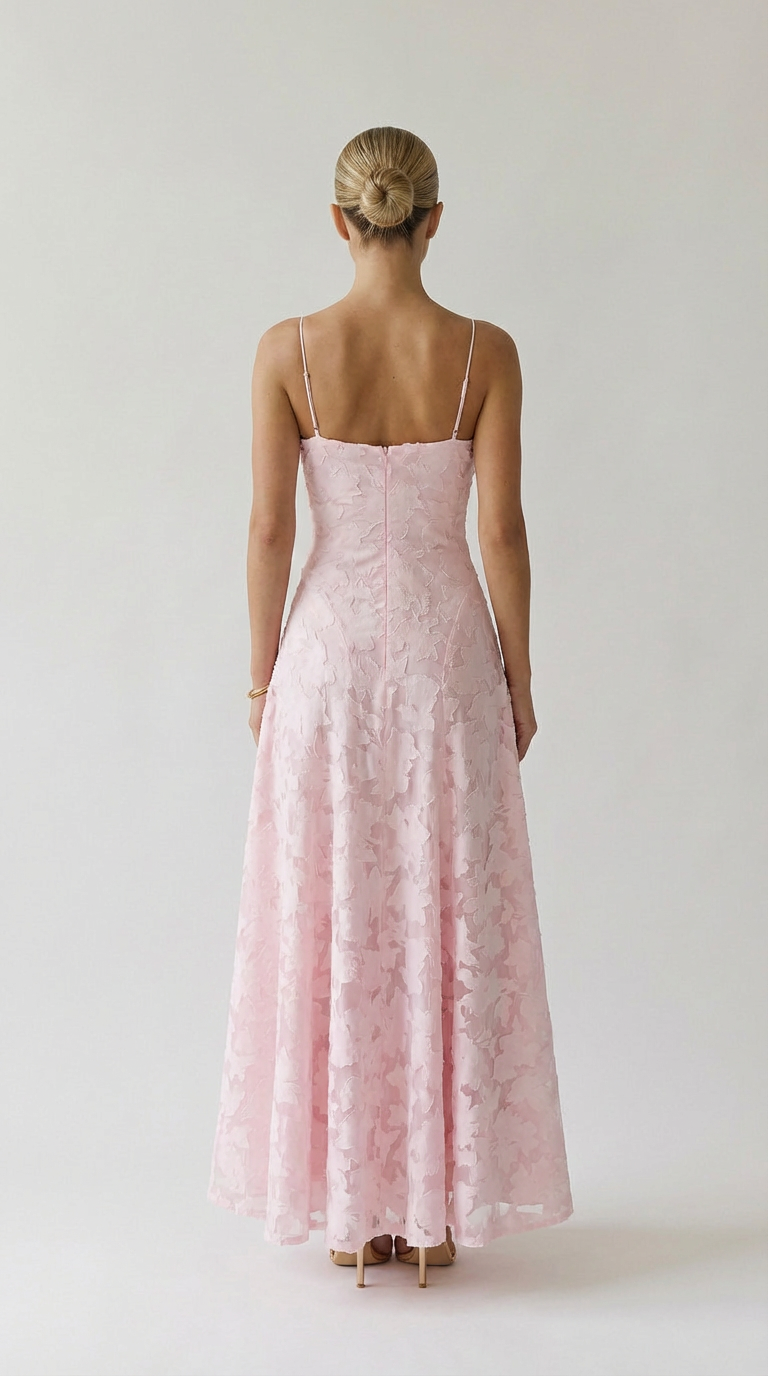 Robe Maxi en Dentelle Florale Isla