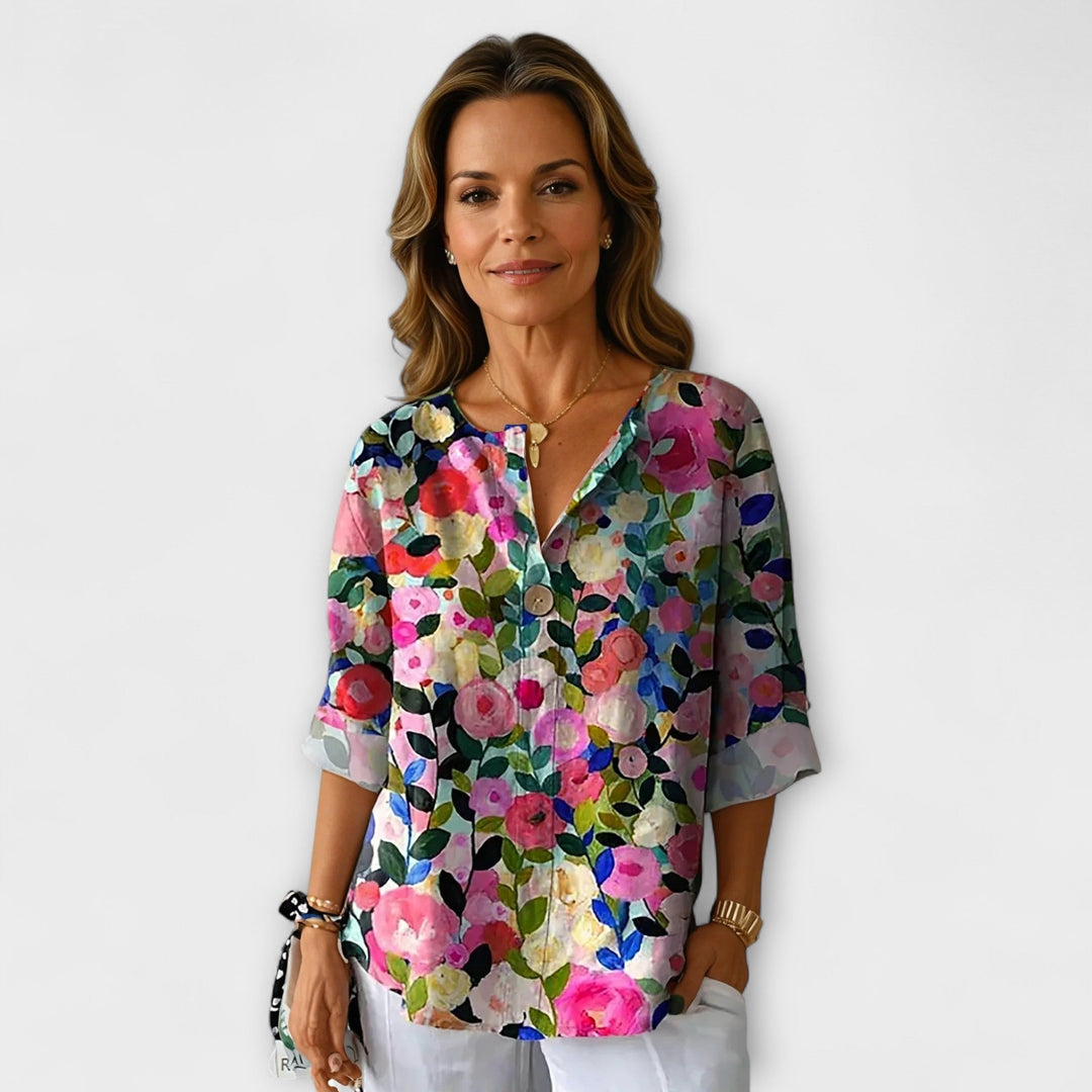 Arlene – Blouse à Motif Floral