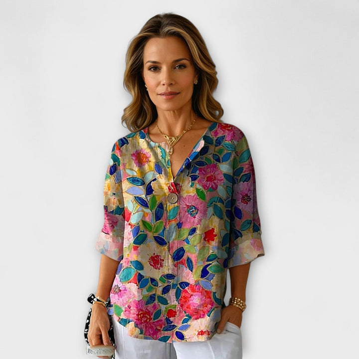 Arlene – Blouse à Motif Floral
