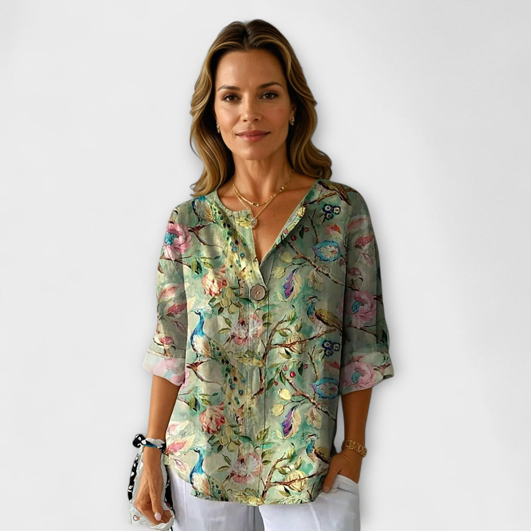 Arlene – Blouse en Design Floral