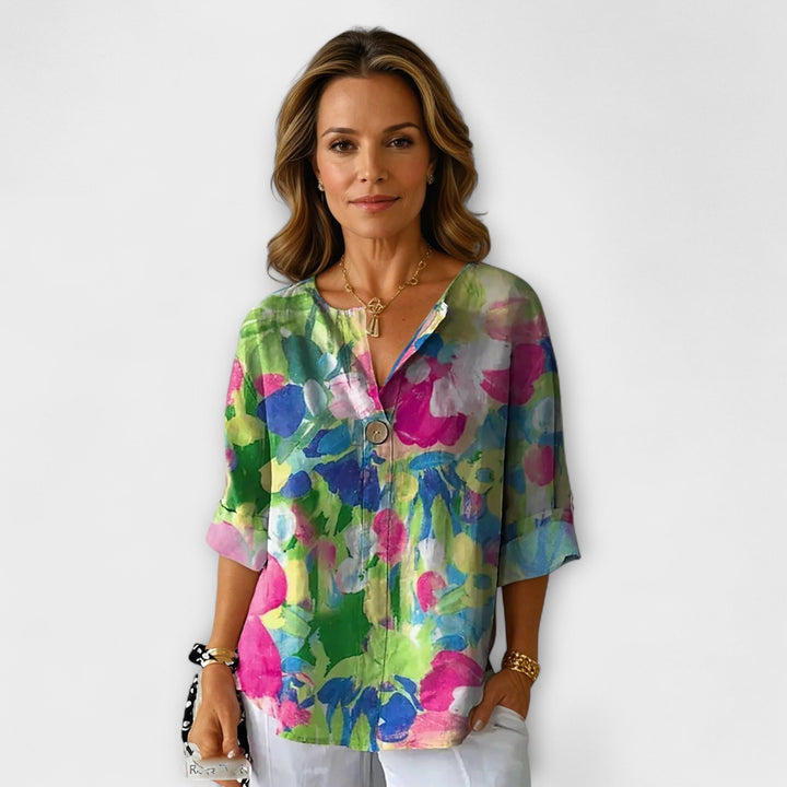 Arlene – Blouse en Design Floral