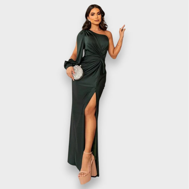 Zarra | Robe Maxi Élégante à Une Épaule