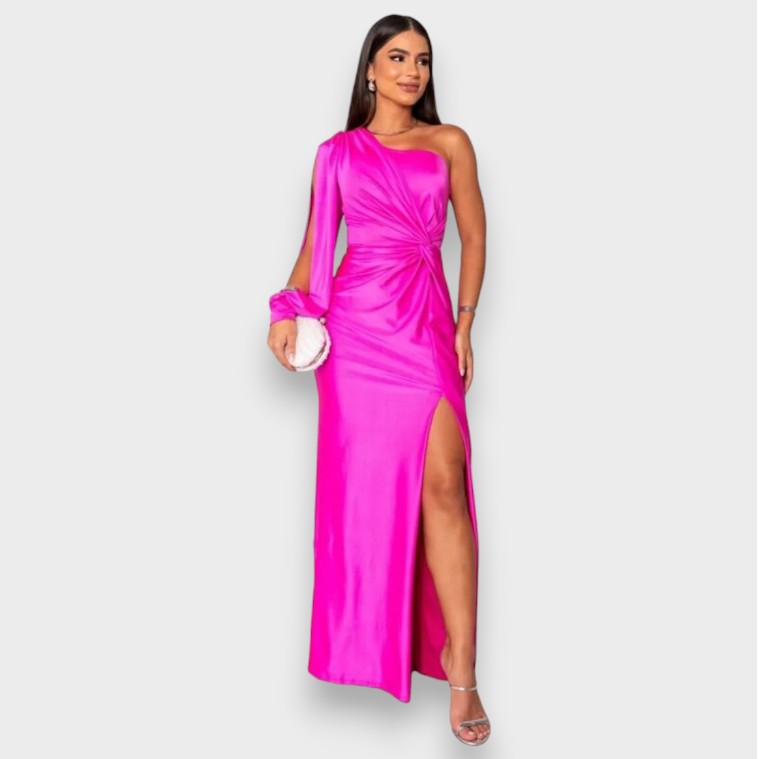 Zarra | Robe Maxi Élégante à Une Épaule
