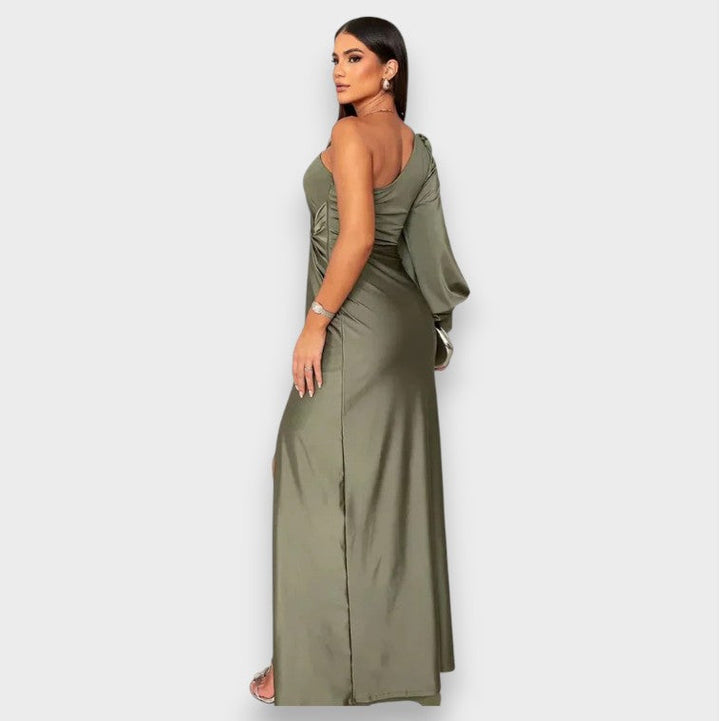 Zarra | Robe Maxi Élégante à Une Épaule