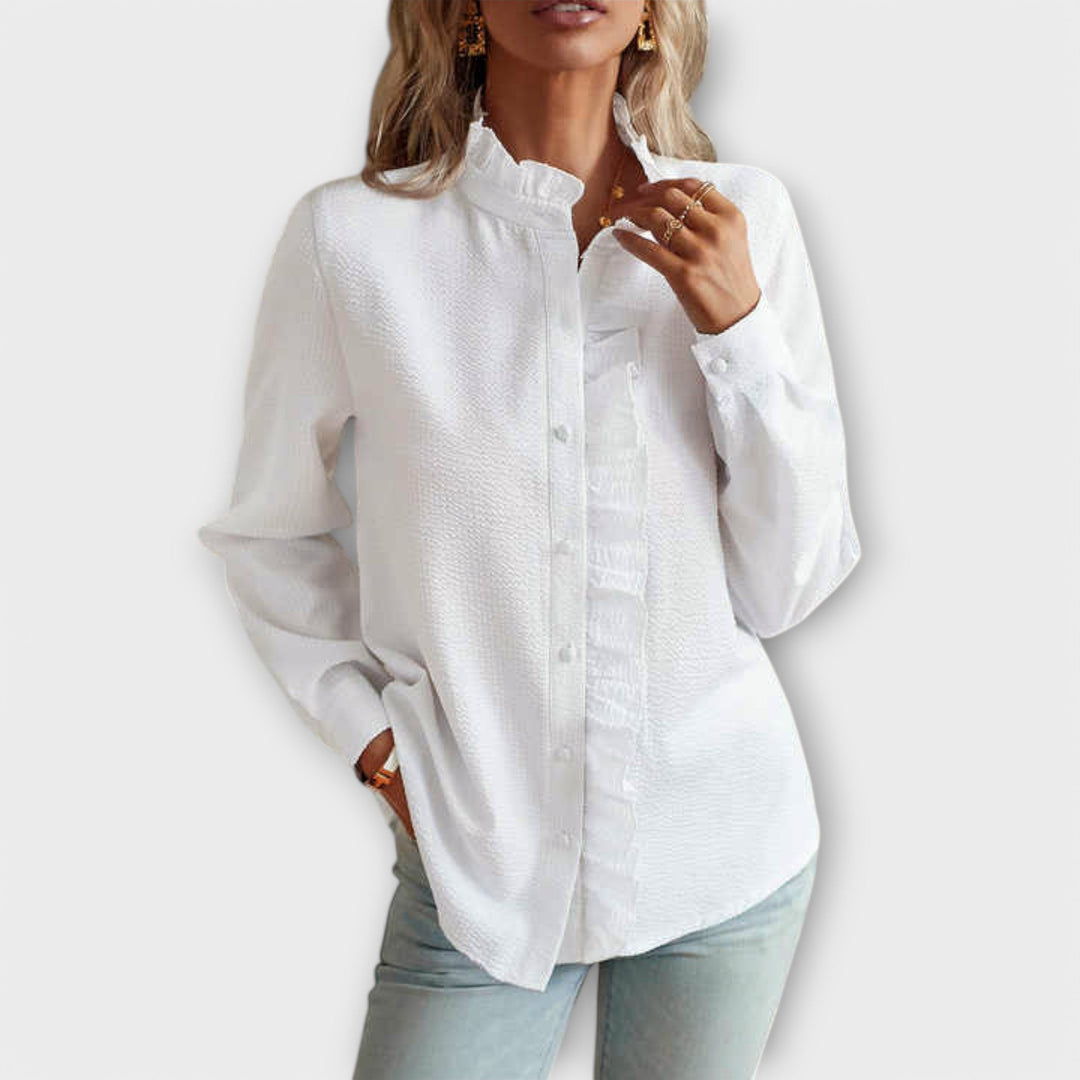 Lily - Blouse Élégante à Manches Longues