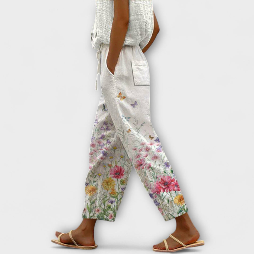 Airish – Pantalons Boutonnés Décontractés Imprimés Caractéristiques